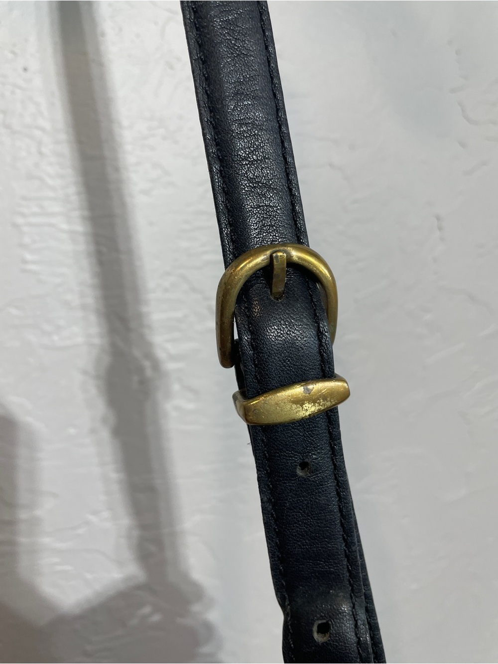 Vintage Coach Leather Turn Lock Crossbody/Shoulder/Purse Bag - 90s Brass Hardwar - Picture 9 of 11